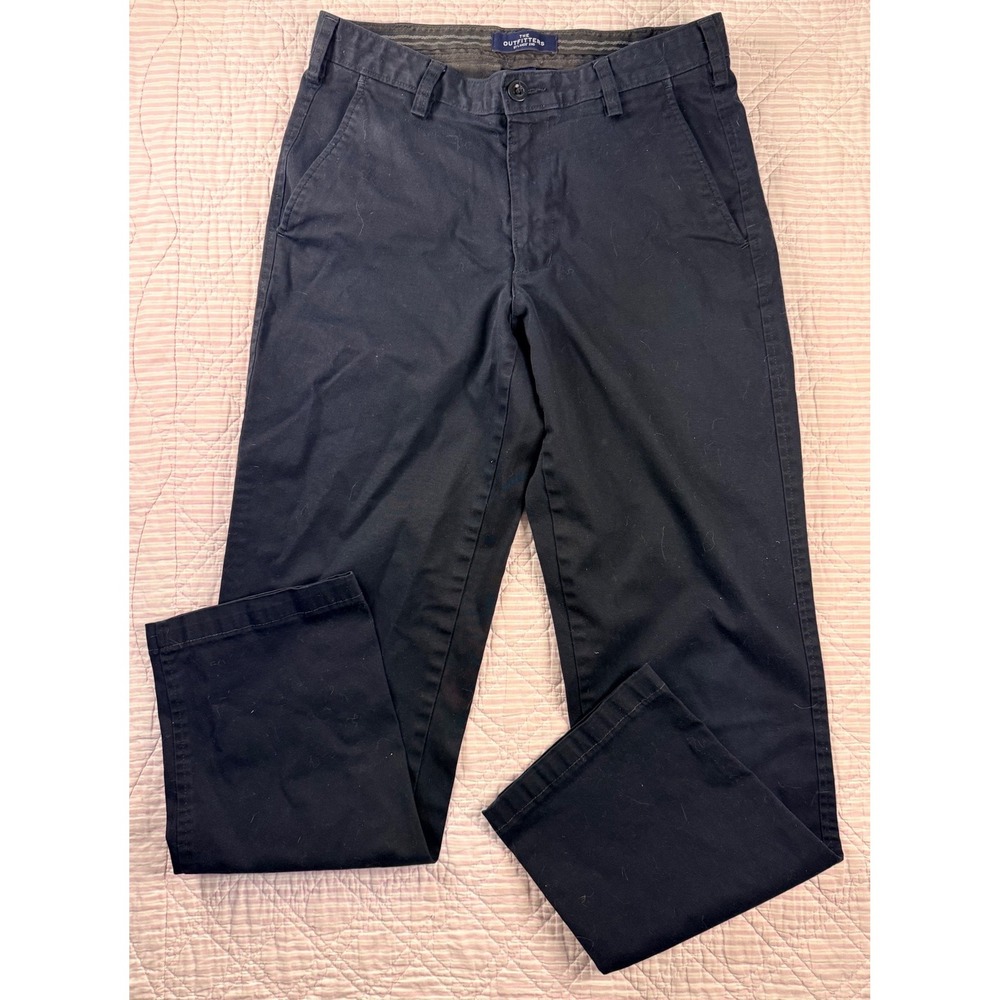 Lands End Outfitters Mens Black  
Traditional Fit Pants 30x30